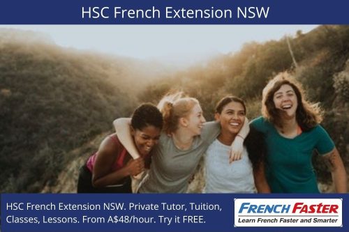 HSC French Extension NSW. Private Tutor, Tuition, Classes, Lessons
